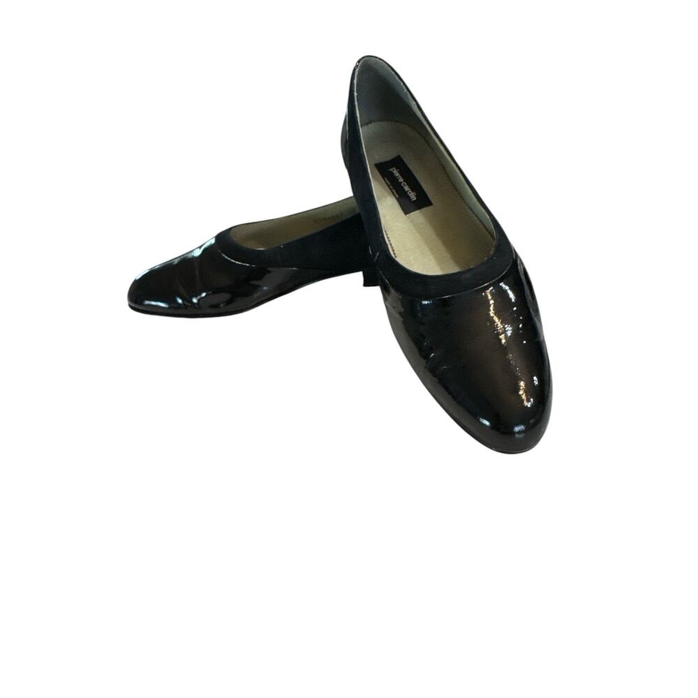 VINTAGE PIERRE CARDIN MENS Patent Opera Tuxedo Loafers SIIP ONS SZ 11